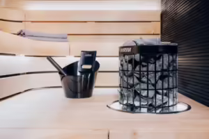 harvia black steel stove